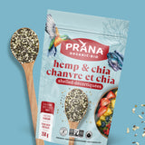 Organic Shelled Hemp Seeds & Whole Black Chia