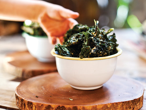 Cheesy Kale Chips
