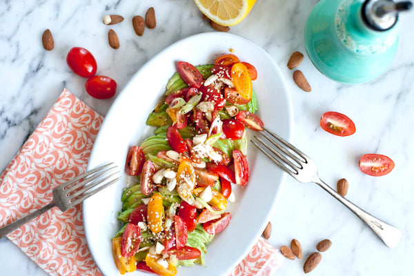 Avocado Sashimi with Crunchy Almond Salsa - Appetizers Recipe