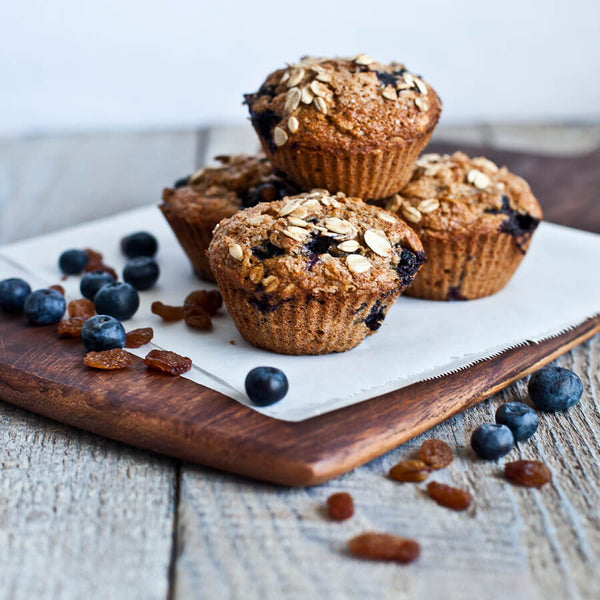Blueberry, Raisin and Orange Zest Muffins - Breakfast Recipe