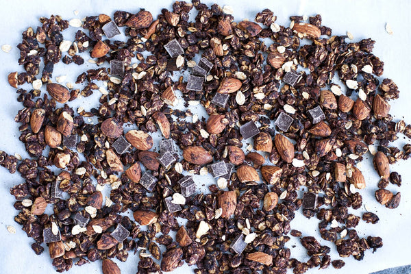 Chocolate Granola with Almonds - Breakfast Recipe