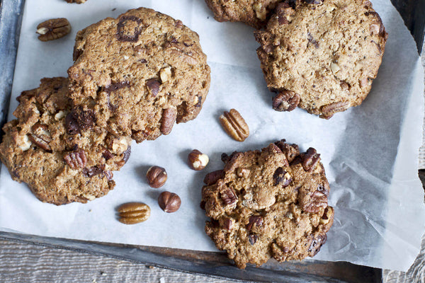 Pecan Hazelnut Cookies - Dessert Recipe