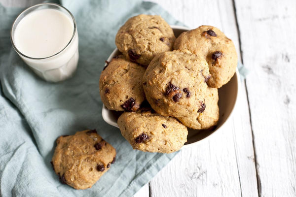 Chickpea, Pumpkin and Chocolate Chip Cookies - Snack Recipe