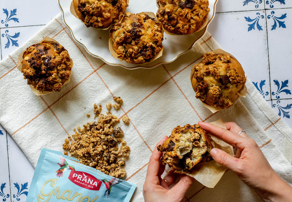 Vegan Banana Chocolate Muffins with Granolove