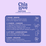 Chialove Protéines – Overnight Chia-Avoine Tourbillon Chocolaté