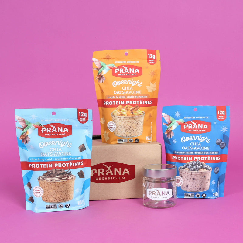 Overnight Chia-Oats with Protein Box
